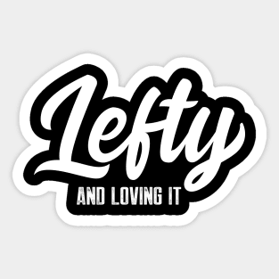 Lefty Sticker